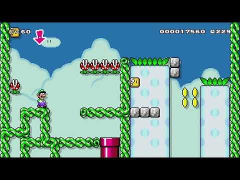 Piranha Platform Plummet by 64est - Super Mario Maker 2 - No Commentary 1bv