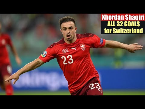 Xherdan Shaqiri ◉ All 32 Goals for Switzerland 🇨🇭