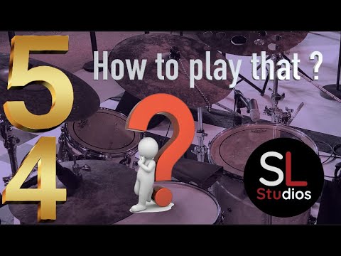 5/4 DRUMS PATTERN 167 BPM