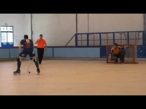 ASCENSO 1ª DIVISION HOCKEY. ALCODIAM-CLARET.- DIRECTA LANZA CRISTIAN SANTIAGO, PARA DIEGO LOPEZ
