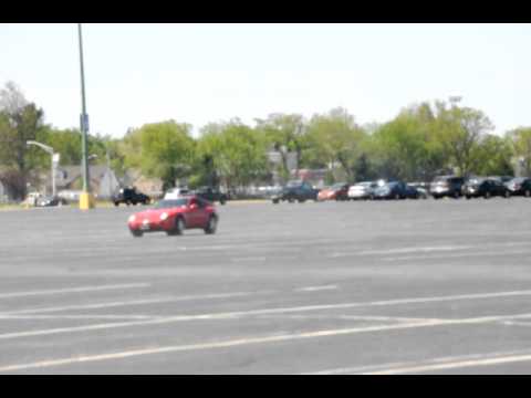 porsche 968 burning a little ruber