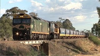 preview picture of video 'PN Grain Train at Armstrong.  Sat 31/03/12'
