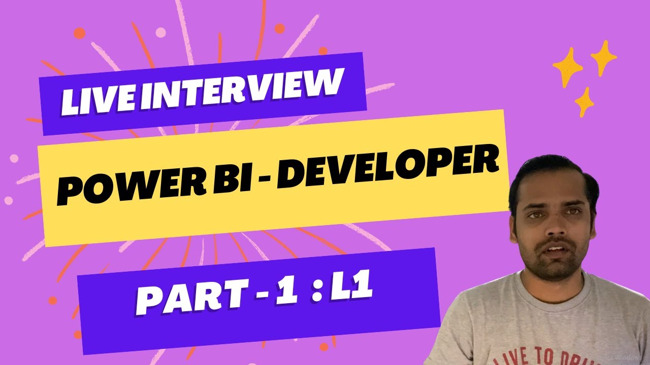 power BI developer interview - EP 1
