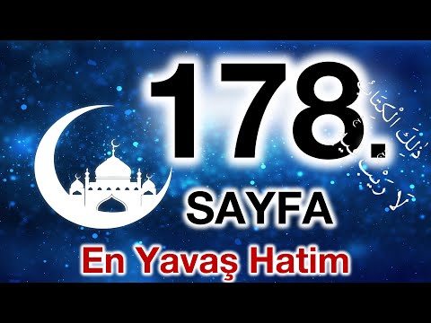 Kuran 178. sayfa / Enfal Suresi 3. sayfa / yavaş okuyuş 9. cüz 178. sayfa / ok takipli 178. sayfa