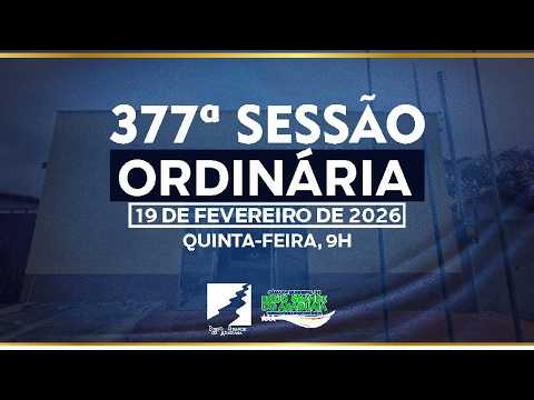PAUTA DA 377ª SESSÃO ORDINÁRIA DA CÂMARA MUNICIPAL DE BREJO GRANDE DO ARAGUAIA-PA,