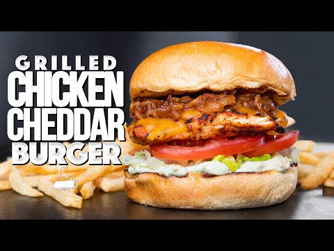 THE ABSOLUTE BEST GRILLED CHICKEN BURGER | SAM THE COOKING GUY