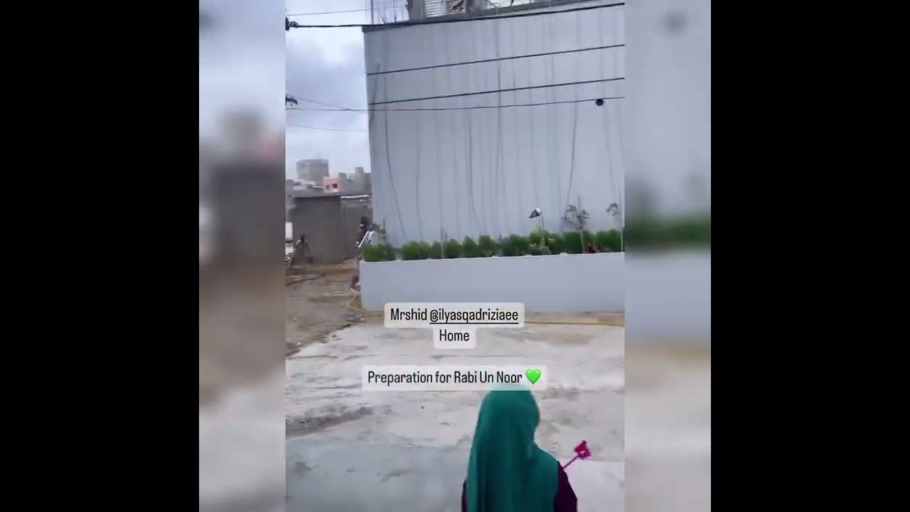 mulana Ilyas qadri house preparation for rabi un Noor #2023 #ilyasqadri