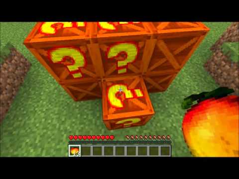 Crash Bandicoot Crates In Minecraft Concept