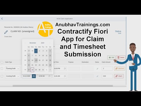 Contractify Timesheet Fiori App | End to End Fiori App Development | Freelancing Fiori App projects