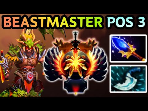 🔥 NEW PATCH 7.40 - 20 KILL BEASTMASTER OFFLANE GOES INSANE | DOTA 2 GAMEPLAY 🔥