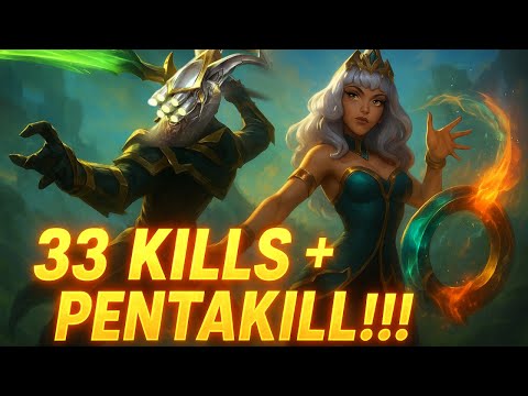 THE BUFFS ARE HERE LOOK AT THIS GAME XDD - 33 Kills Master Yi Mid Lane vs Buffed Qiyana + Pentakill