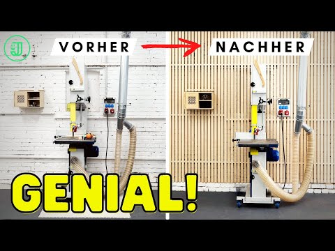 Das ist die beste WANDVERKLEIDUNG aus HOLZ für deine WERKSTATT (Mega Verwandlung!)| Jonas Winkler