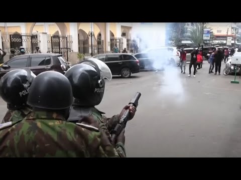 Kenyan police use tear gas, horses to dispel tax hike protests | AFP