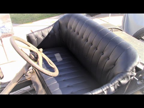 1925 Ford Model T new top/interior. Part 5.