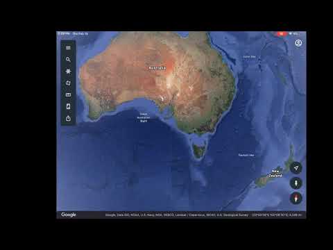 Sandy island On Google earth