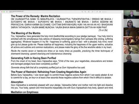 Vajrasattva Practice