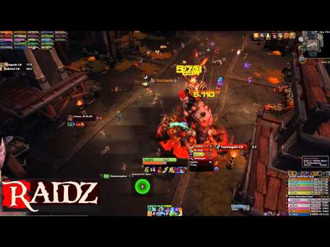 WoW - Raidz vs Beastlord Darmac - Blackrock Foundry Heroic - Mage/Hunter PoV