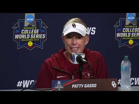 Oklahoma Softball: WCWS Postgame Press Conference - Florida (2)