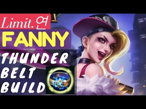 Fanny Thunder Belt Build | [Rank 1 Fanny] Fanny Gameplay and Build by Limit.연 Mobile Legends Video