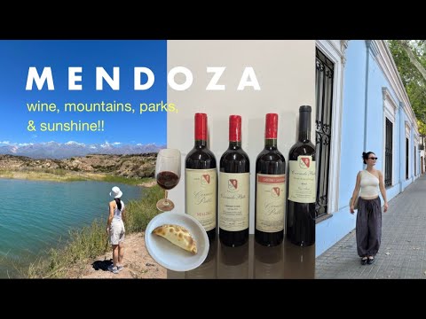 MENDOZA, ARGENTINA travel vlog 🇦🇷🍷 | everything I did and ate in 3 days! (+ winery recs)
