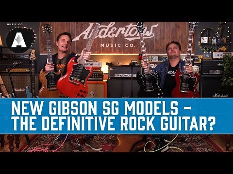 New Gibson SG Standard & Tribute - The Definitive Rock Guitar? Video