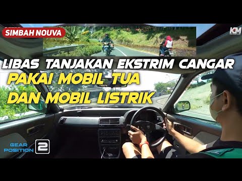 SIMBAH NOUVA: LIBAS TANJAKAN EKSTRIM CANGAR PAKAI MOBIL TUA DAN MOBIL LISTRIK