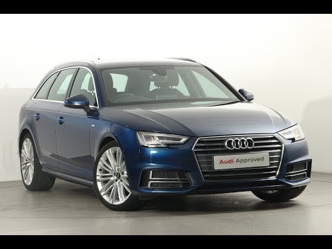 GJ17CPU AUDI A4 AVANT TFSI S LINE BLUE 2017, Derby Audi