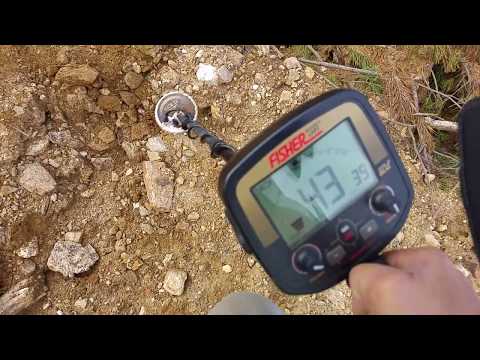 Find gold nugget with quartz 8,45 gram with a metal detector Fisher Gold Bug