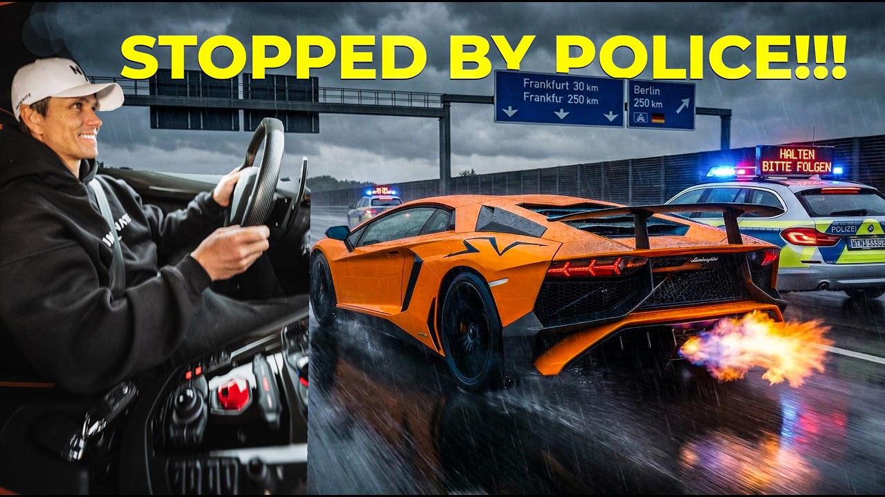 GERMAN POLICE LOVE MY NEW LAMBORGHINI SV! | VLOG 1129