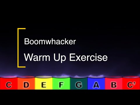 Boomwhacker Warm up Exercise C Scale