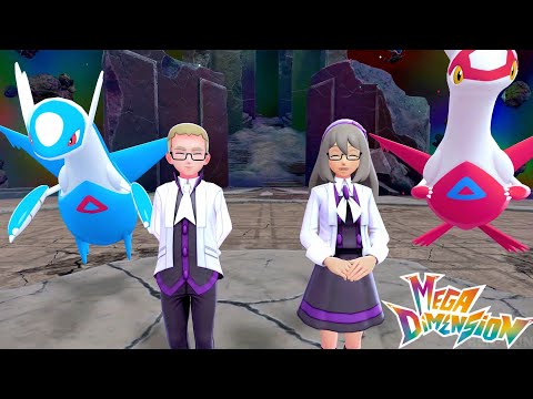 Mega Latios & Latias Boss Fight | Pokemon Legends Z-A - MEGA DIMENSION DLC Postgame Gameplay