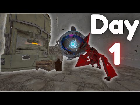Claiming The WEIRDEST Cave Day 1 In Ark PvP