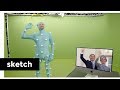 De koning in 3D | Sketch | Het Klokhuis