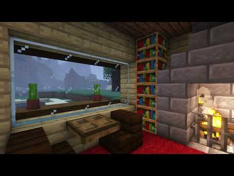 Minecraft Rainy Afternoon w/ C418 Music | 4 Hours