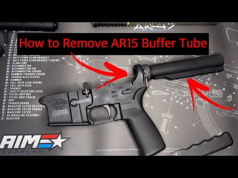 How to Remove an AR15 Buffer Tube