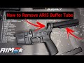 How To Remove An AR15 Buffer Tube