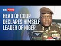 niger coup general abdourahmane tchiani declares himself new leader