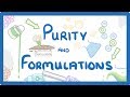 GCSE Chemistry Purity And Formulations