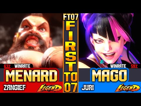 SF6 Zangief (MenaRD Vs Mago) Juri ▰ High Level