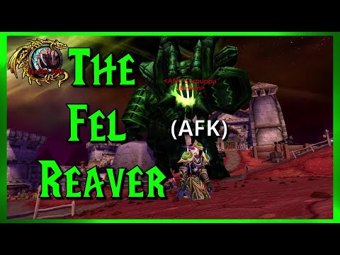 Pulling The Fel Reaver into Honorhold [ Day 2 Classic TBC]