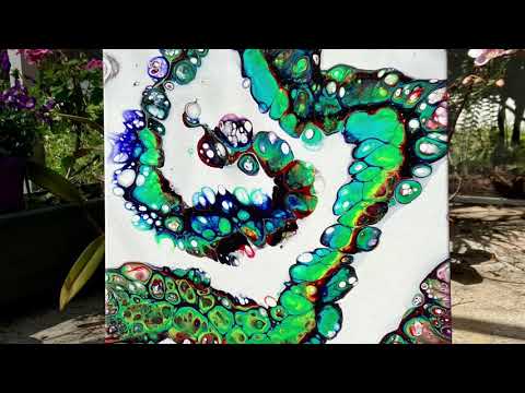 Acrylic Pour Painting Magic! Fluid Art With A Funnel!