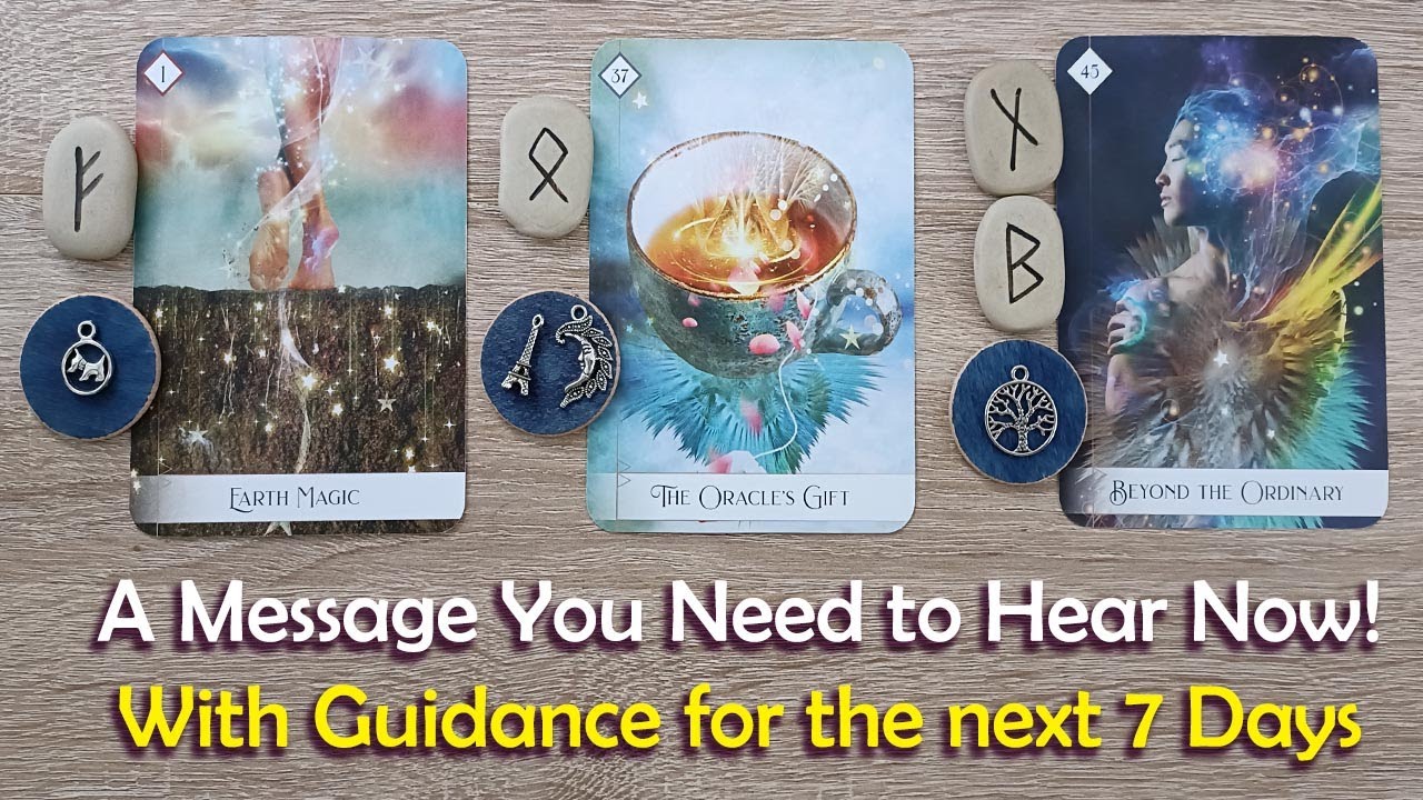 An special message you need to hear NOW with guidance for the next 7 days👉📩💥🥰💫 #pickacardtarot