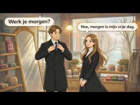 20 Minutes of Simple Dutch Conversations (A1–A2 Level) | Autumn, Market & Everyday Situations