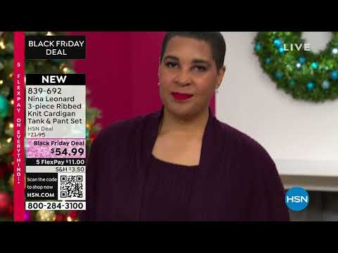 HSN | Nina Leonard Holiday Fashions 10.01.2023 - 11 AM