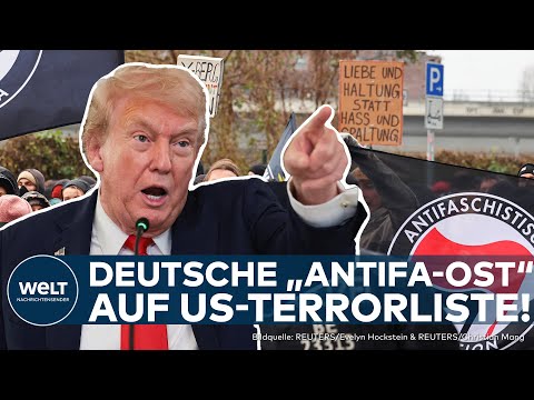 Video Thumbnail: USA: Linksextrem und Gewaltbereit -Trump-Regierung stuft deutsche "Antifa Ost" als Terrorgruppe ein!