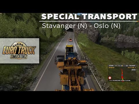 Euro Truck Simulator 2 - Stavanger (N) to Oslo (N) - Special transport (CC)