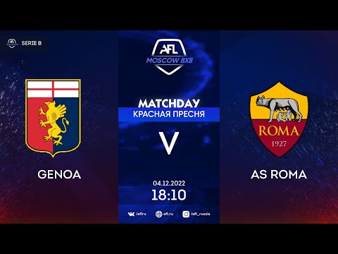 AFL22. Italy. Serie B. Day 17. Genoa - AS Roma