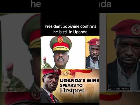 Am still in Uganda 🇺🇬 says Mr president #bobiwine #campaign #wakeupamerica #america #shorts #youtube