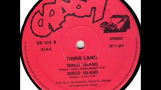 CRIS LANG     DISCO ISLAND DUB VERSION   1984