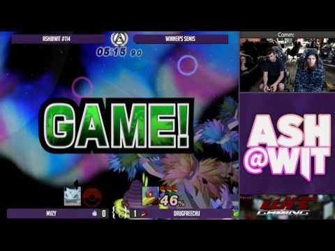 Mvzy (Snake, Ivy) vs Drugfreechu (Falco) - ASH@WIT #114 Project M Winner's Semis